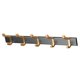 thumbnail image 2 of Naiovety Bathroom Wall Hanger Aluminum Holder with Hardware Towel Adhesive Rack Door Dual 5 Clothes Hook Kitchen Hooks Coat Juegos de accesorios de baño, 2 of 6