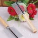 thumbnail image 4 of Pet Comb Dog Grooming Comb Stainless Steel Dog Comb Double-sided Flea Comb With Wooden Handle For Medium And Large Pets2pcs, 4 of 5