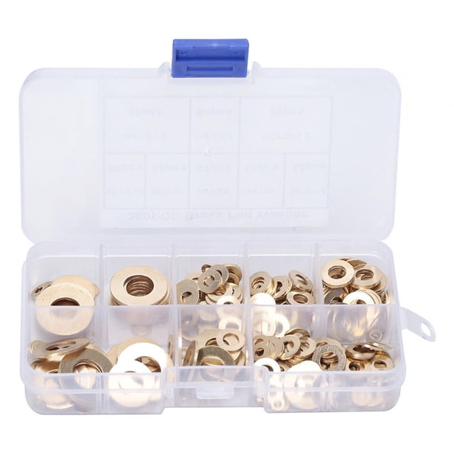 Entretoise en Laiton, 360pcs M2 M2.5 M3 Joint Anneau Plat Entretoise Caractéristiques de Pointe