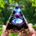 thumbnail image 1 of Torre De Energía De Cristal Pirámide Ogan Crystal Energy Tower Naturaleza Reiki Chakra Piedra Triturada (C), 1 of 3