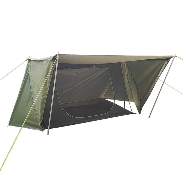 Carpa Irfora Tienda de mochilero para 2-3 personas Tienda de campaña impermeable Toldo de refugio para 4 estaciones Supervivencia de senderismo al aire libre Irfora Carpa
