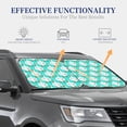 thumbnail image 3 of Kdxio Strong Goose Print 2-Piece Sun Shade Front Windshield - Foldable Car Front Window Sunshades for Most Sedans SUV Truck, 3 of 6