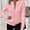 A_Pink#13, variant on Yteetum Women's Half Zip Sweatshirts Long Sleeve Quarter Zip Crewneck Pullover Sweatshirt Fall Winter Casual Solid Textured Hoodless Sweatshirt