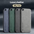 thumbnail image 2 of Funda con textura de cuero para iPhone, carcasa con soporte magnético para iPhone 7, 8, 7 Plus, 8 Plus, X, XS, XS, Max, XR, SE, 2022, 2020, 2 of 5