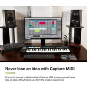 مفتاح إطلاق الابتكار 37 [mk3]: وحدة تحكم لوحة مفاتيح Midi المتكاملة - باللون الأسود