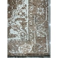 thumbnail image 7 of EORC Ivory / COPPER Hand Knotted Wool Transitional Heriz  Rug, 7' x 9', 7 of 7