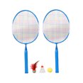 thumbnail image 4 of EXHUMKY Kids Badminton Racket Set Kids Badminton Blue Nylon 1 Set, 4 of 8