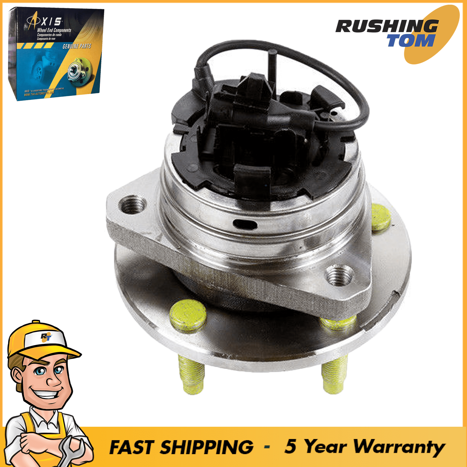 1 Front Wheel Hub Bearing Assembly fits Chevrolet Cobalt G6 Malibu ABS