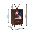 thumbnail image 2 of Decoración musical de Navidad Yuxing muñeca de bola de nieve enchufe de EE. UU. 110-220V, 2 of 5