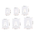 thumbnail image 2 of Unique Bargains 2 Inch Letter Number Stencils 2' Width Reusable Alphabet Numbers Symbol Templates Set, White 42 Pack, 2 of 6