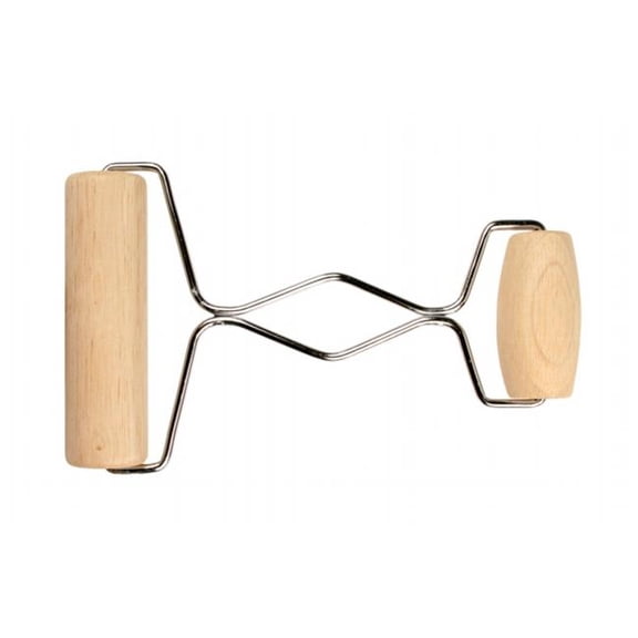 American Art Clay 1367928 Amaco Pony Roller, 1.63 in, Hardwood, Steel Frame