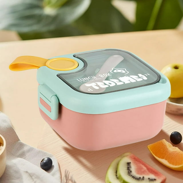 ZZkhGO 750ml Bento Lunch Box, Leak Proof Microwaveable Lunch Container, Plastic Lunch Box for Children Adults