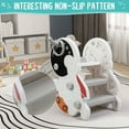 thumbnail image 3 of NEEKOY 4 in 1 Kids Freestanding Slide Climber Playset with Basketball Hoop and Ring Toss, 3 of 17