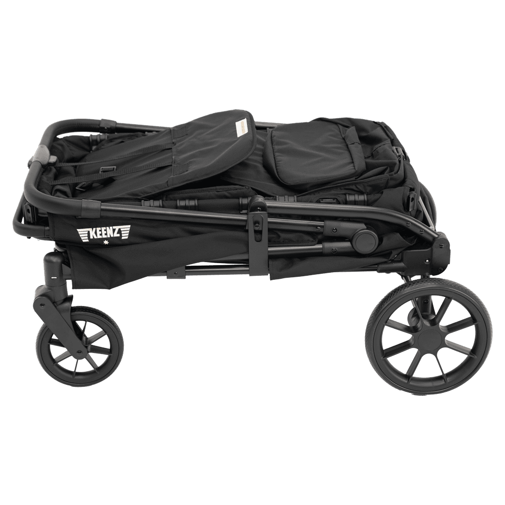 Keenz VIVA 2-Passenger Stroller Wagon – Compact Power for City Life | Black