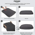thumbnail image 4 of Aukfa 101" Velvet Sectional Sofa Pillow Top Arm Sleeper Couch for Living Room, Blue, 4 of 10