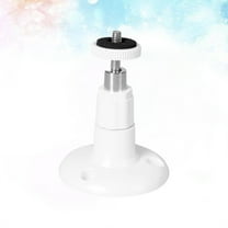 EXHUMKY Wall Mount Camera Rack 3Pcs for Security Camera Support in White Plastic 6.8X9CM