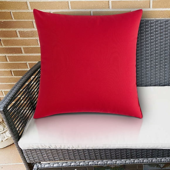 Housse de Coussin d'Extérieur Imperméable - 19,7 Pouces x 19,7 Pouces - Protège-Coussin Moderne Uni, Housse de Mobilier de Patio Contemporain, Coussin de Dossier Résistant aux Intempéries, JKODE