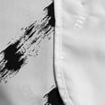 thumbnail image 4 of Monochrome Microwave Oven Cover, Modern Abstract Minimal Random Diagonal Grungy Brush Strokes Illustration, Water Resistant Organizer with Pockets for Kitchen, 36" x 12", Black and White, by Ambesonne, 4 of 4