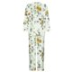 thumbnail image 4 of Puntoco Traje De Pantalón Y top De Cuello Redondo De Manga Larga Con Estampado Informal De Verano Para Mujer Amarillo Xxl, 4 of 5