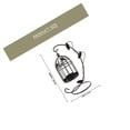 thumbnail image 2 of unbranded 1Ud Jaula Con Portavelas Colgante Estilo Vintage Color Negro Para Uso En Casa, 2 of 8