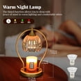 thumbnail image 4 of Candle Warmer Lamp With Timer Dimmable: Electric Birthday Gifts For Women  Mothers Day Mom House Warming Home Decor Wax Jar Candles 2 Bulbs, 4 of 9