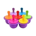 thumbnail image 2 of Contenedor de alimentos congelados para bebés, recipiente de silicona con tapa hermética y 7 compartimentos independientes, bandeja para congelar alimentos., 2 of 2
