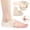 E, variant on Silicone Heel Cover, Black S (Unprinted) - Heel Cushion Protectors & Inserts for Plantar Fasciitis, Adjustable Breathable Heel Cups for Dry Cracked Heels, Foot Masks Easter Mother' Makeup Organizers