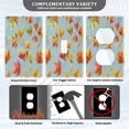 thumbnail image 3 of Light Switch Cover Switch Plate Outlet Cover Plug Cover for Electrical Toggle Switch Colorful Autumn Maple Leaves, 3 of 8