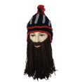 thumbnail image 4 of Gorro divertido de caballero con barba, gorro hecho a mano, gorro grueso de invierno con pulpo, máscara de esquí para Cosplay de Halloween, 4 of 4