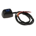 thumbnail image 1 of Miulika Car Paste Button Switch On Off Ship Type No Need Drilling Hole Blue Light, 1 of 9