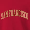 thumbnail image 3 of Wild Bobby San Francisco SF American Football Cities | Classic Varsity College Style Fantasy Fan, Trendy Team Streetwear Sports Unisex Crewneck Sweatshirt, 3 of 6