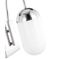 thumbnail image 2 of Kace 1 light Chrome and frosted white glass wall sconce, 2 of 12