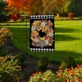 thumbnail image 4 of Briarwood Lane Fall Pumpkin Wreath Floral Garden Flag, 4 of 4