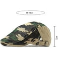 thumbnail image 2 of CoCopeaunts Newsboy Cap Summer Cotton Flat Cap Ivy Caps Men Women Newsboy Cabbie Driver Solid Color Casual Camouflage Beret, 2 of 7