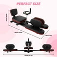 thumbnail image 5 of 0-240° Adjustable Leg Stretcher, 500 LBS Heavy Duty Steel Frame Equipment Splits Machine, 360°Rotating Hand Wheel, Leg Stretching Training Machine for Home Gym Split Machine Training Fitness, 5 of 7