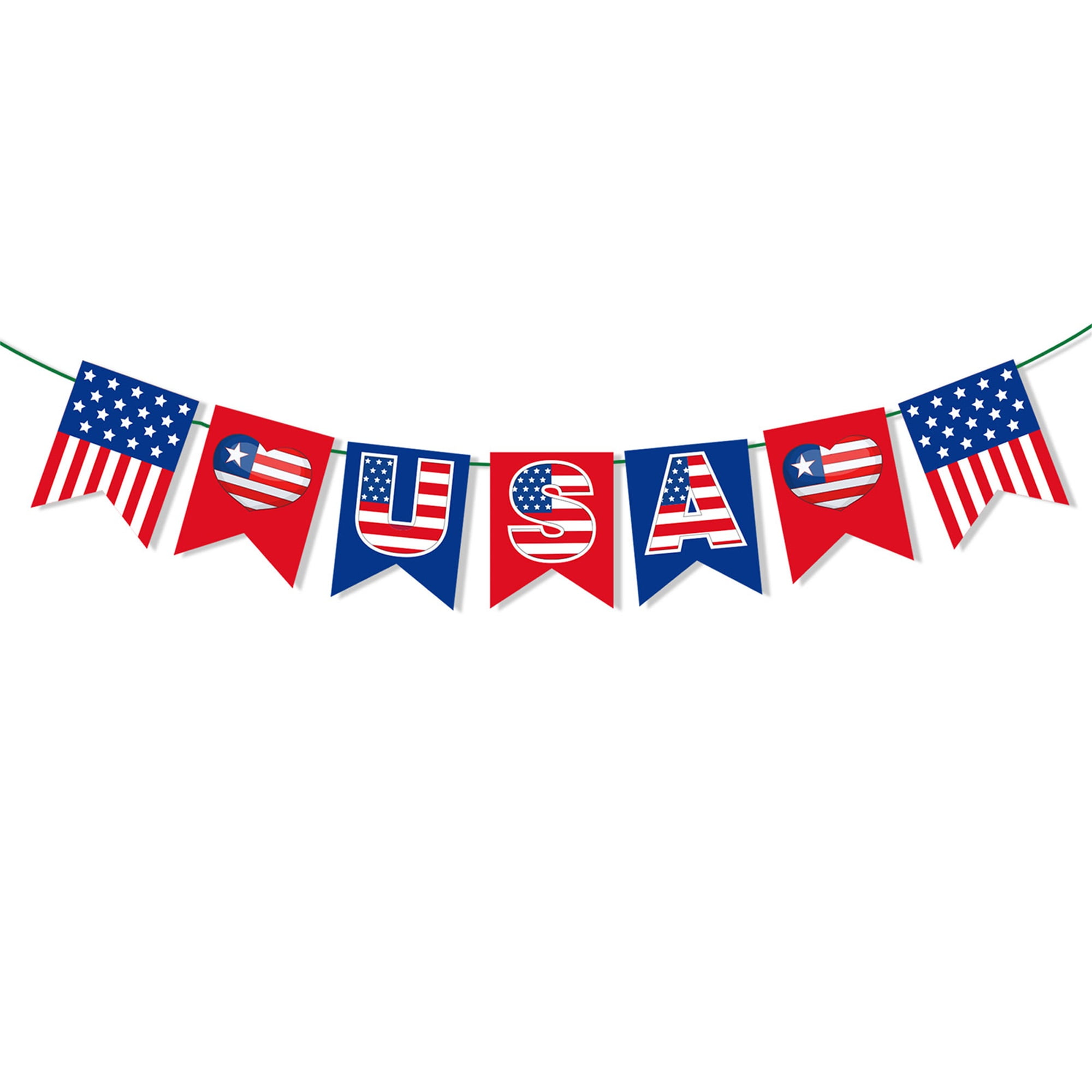 15 Stars and Stripes Large Stickers - Fourth of July - Party Favors