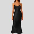 thumbnail image 2 of Seductive Satin Strapless Backless Long Dress With Waist Cinching Tie, 2 of 5