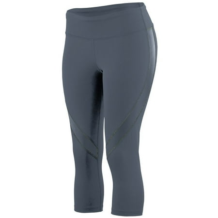 AG2406 Augusta Sportswear Yoga Pants Girls Wicking Poly/Span Capri