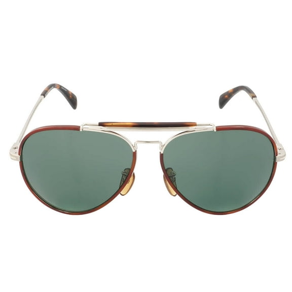 David Beckham Green Pilot Men's Sunglasses DB 7003/S 0010/QT 61