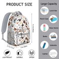 thumbnail image 6 of Dachshund Dog Boston Terrier Dog Backpack for School,Cute School Bag,Schoolbag with Adjustable Shoulder Straps & Padded Back,15.3"x11"x6.7", 6 of 6