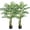 60 high 3 poles 15 leaves, 13 large leaves, 2 pieces, variant on Artificial Golden Cane Palm Tree, Pre Potted Tropical Palm Tree Uv Resistant Fake Plant for Home Decor Office House Ourdoor Indoor,1 Pack