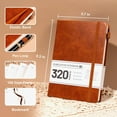 thumbnail image 4 of 2 Pack Journals for Men Women- Journaling Notebooks Journals Leather for Writing Work Diary A5 Hardcover Thick, 4 of 7