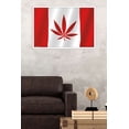 thumbnail image 2 of Canadian Hemp Flag Wall Poster, 22.375" x 34", Framed, 2 of 2