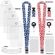 thumbnail image 2 of Carnival Cruise Luggage Tag Holder [4 Pack] & Lanyard for Ship Cards [2 Pack] Bundle - Large Tag Holders - Cruise Essentials 2025 & 2026 - Clear & Waterproof (Cruise Lanyards Blue & Pink), 2 of 9