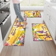 thumbnail image 3 of YIMEIS Happy Easter Jesus Resurrection Easter Egg Bunny Flower Kitchen Mats Set of 3,Winter Seasonal Farmhouse Home Seasonal Decorations Rugs for Floor - 16''*24'' and 20''*30'' and 17''*47'' in, 3 of 10