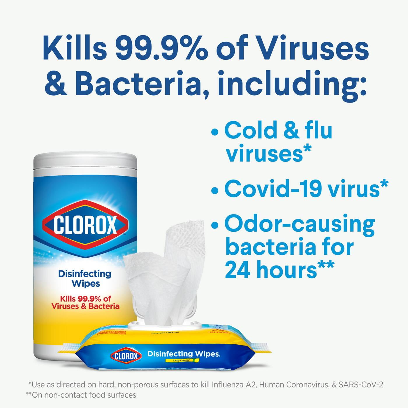 Clorox Disinfecting Wipes Value Pack, 3 pack 105 ct