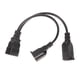 thumbnail image 2 of Cable de alimentación dividido en Y, IEC320 C14 a 5 IE R Cord R Cable divisor de alimentación de grado profesional, 2 of 8