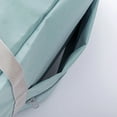 thumbnail image 6 of Solid Color Waterproof Foldable Travel Bags Portable Luggage Bag (Blue), 6 of 9