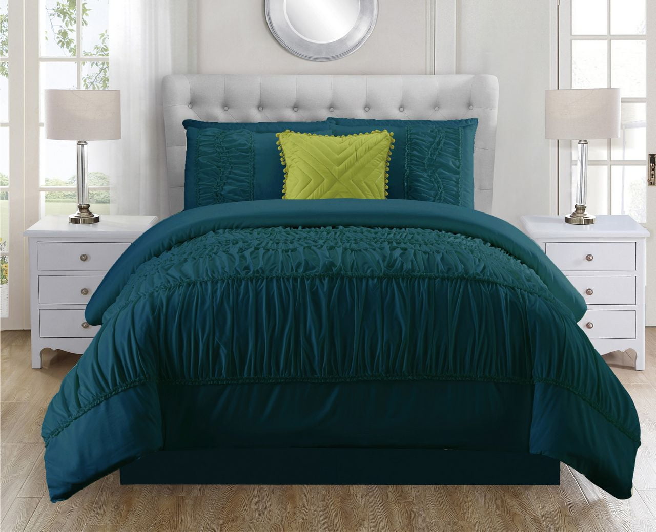 9 Piece Jervis Ivory Bed In A Bag Set Com