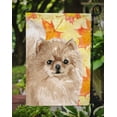 thumbnail image 3 of Pomeranian Fall Garden Flag, 3 of 5